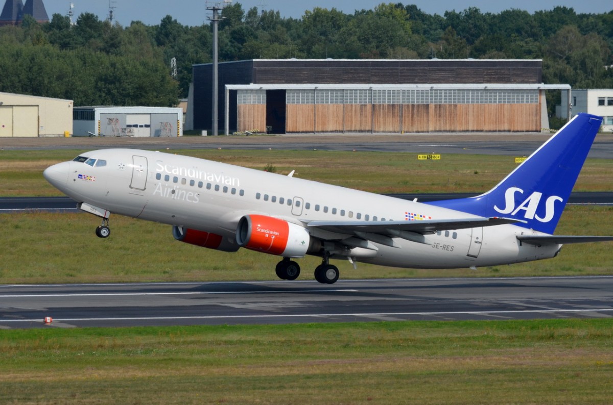 SE-RES SAS Scandinavian Airlines Boeing 737-7BX    in Tegel gestartet am 21.08.2014