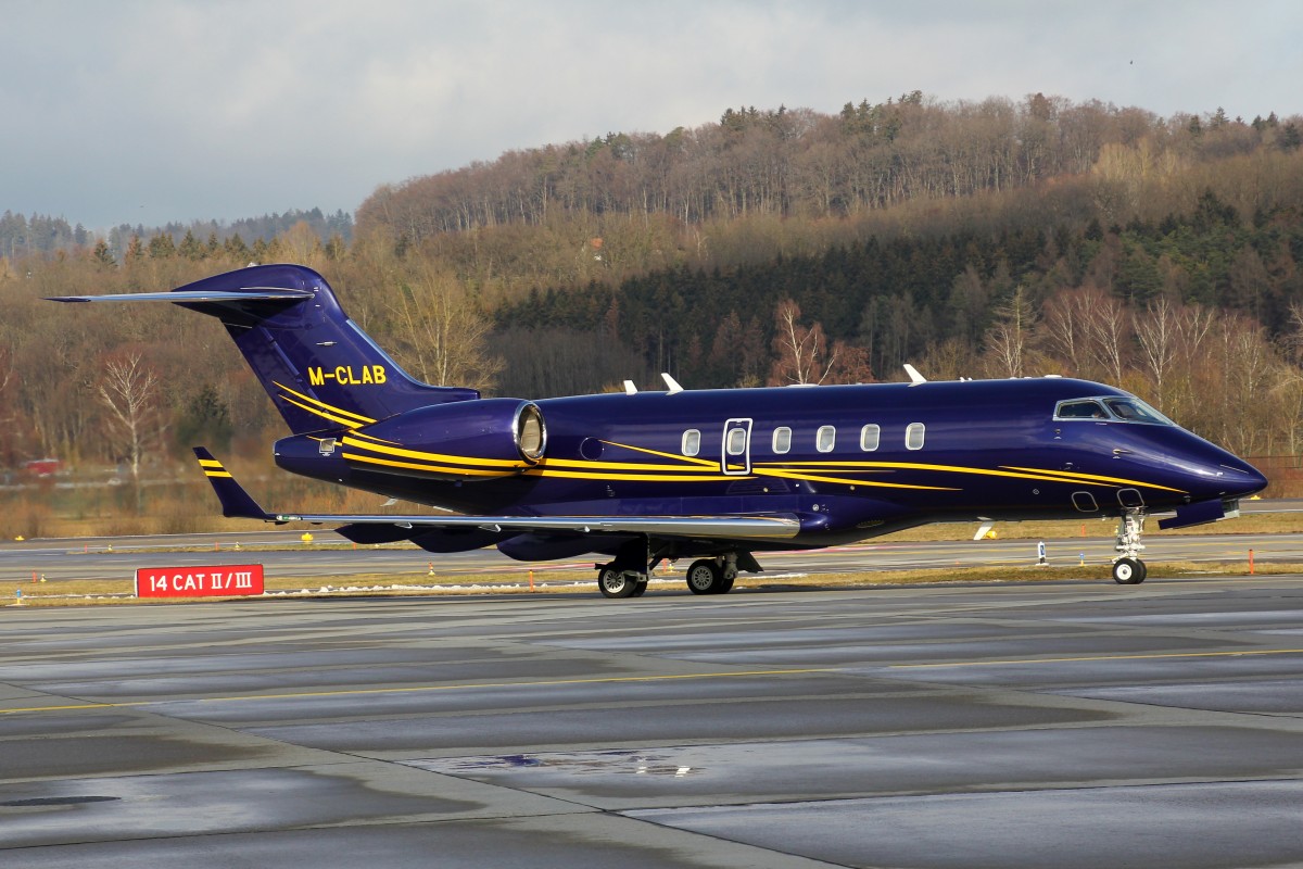Shamrock Trading, M-CLAB, Bombardier Challenger 300, 23.Januar 2016, ZRH Zürich, Switzerland.