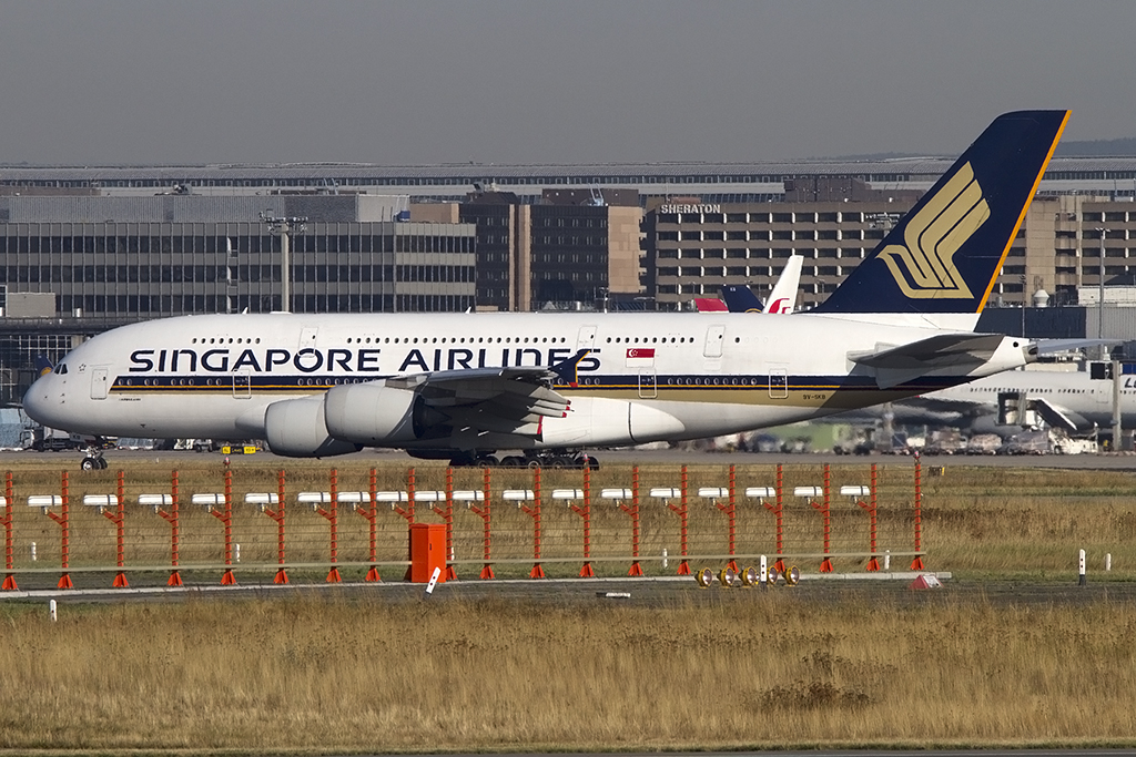 Singapore Airlines, 9V-SKB, Airbus, A380-841, 16.08.2013, FRA, Frankfurt, Germany 



