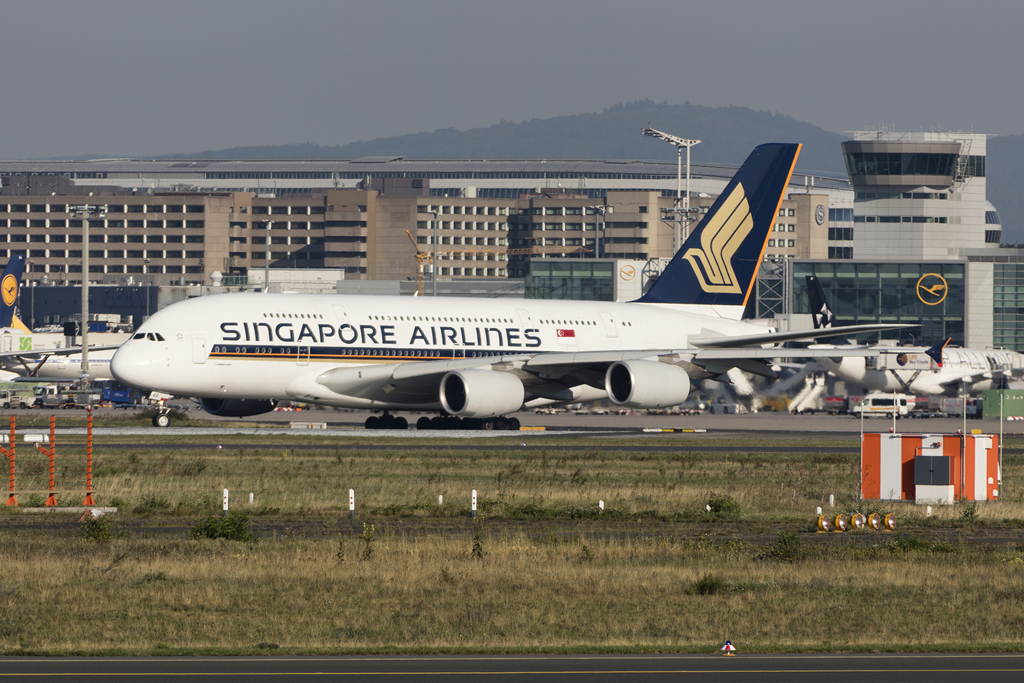 Singapore Airlines, 9V-SKR, Airbus, A380-841, 30.08.2015, FRA, Frankfurt, Germany 



