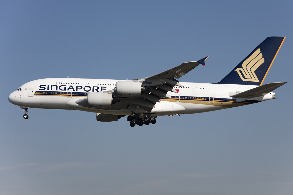 Singapore Airlines, 9V-SKT, Airbus, A380-841, 30.08.2015, FRA, Frankfurt, Germany 



