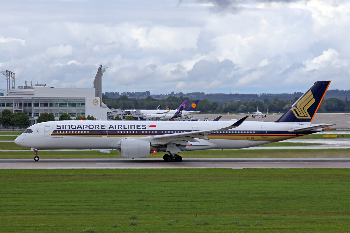 Singapore Airlines, 9V-SME, Airbus A350-941, msn: 041, 10.September 2022, MUC München, Germany.