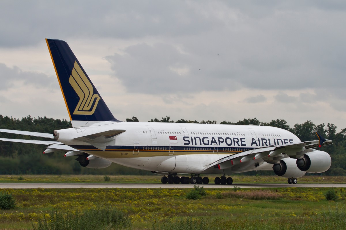 Singapore Airlines (SQ), 9V-SKP, Airbus, A 380-800, 15.09.2014, FRA-EDDF, Frankfurt, Germany