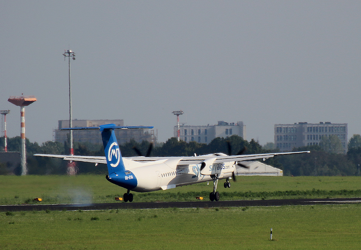 SkyAlps, DHC-8-402Q, 9H-EVA, BER, 26.09.2021