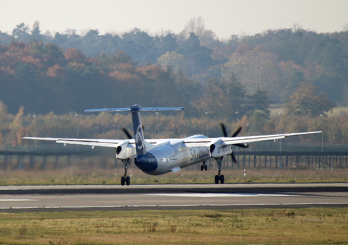 SkyAlps, DHC-8-402Q, 9H-EVA, BER, 31.10.2021