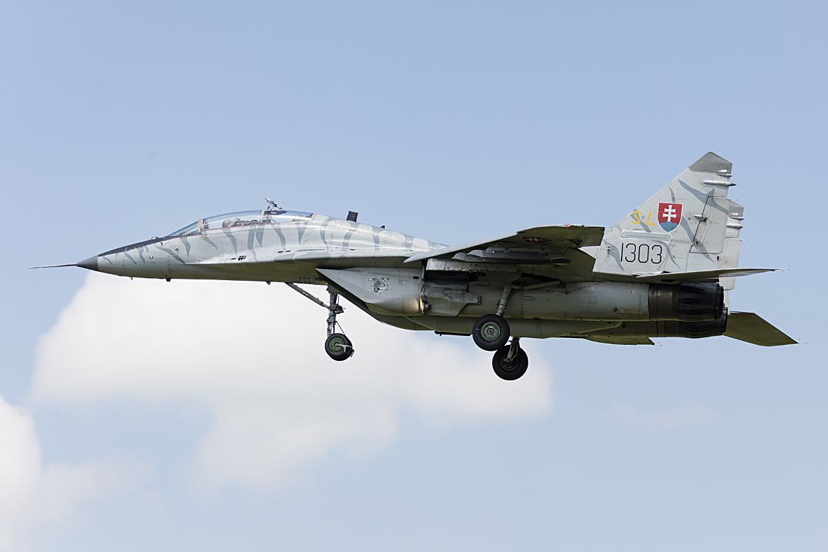 Slovakia - Air Force, 1303, Mikoyan-Gurevich, Mig-29UBS, 23.06.2016, EBFS, Florennes, Belgium



