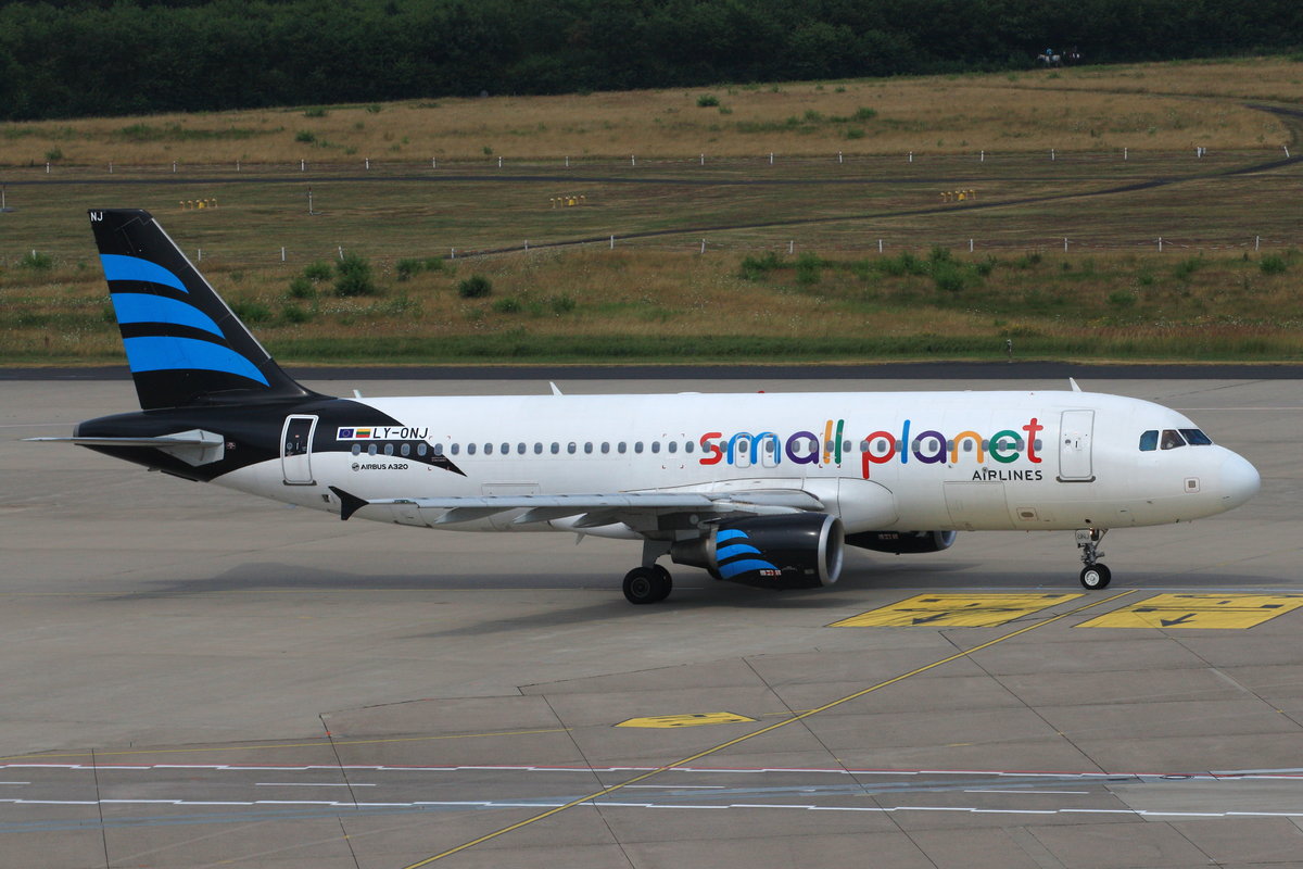 Small Planet Airlines, Airbus A320-200, LY-ONJ. Köln-Bonn (CGN/EDDK), 22.07.2018.