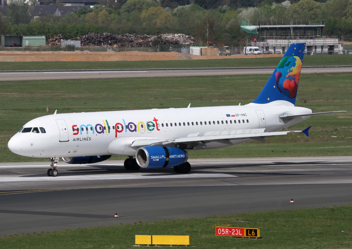 Small Planet Airlines, SP-HAC, Airbus, A 320-200, 02.04.2014, DUS-EDDL, Dsseldorf, Germany 