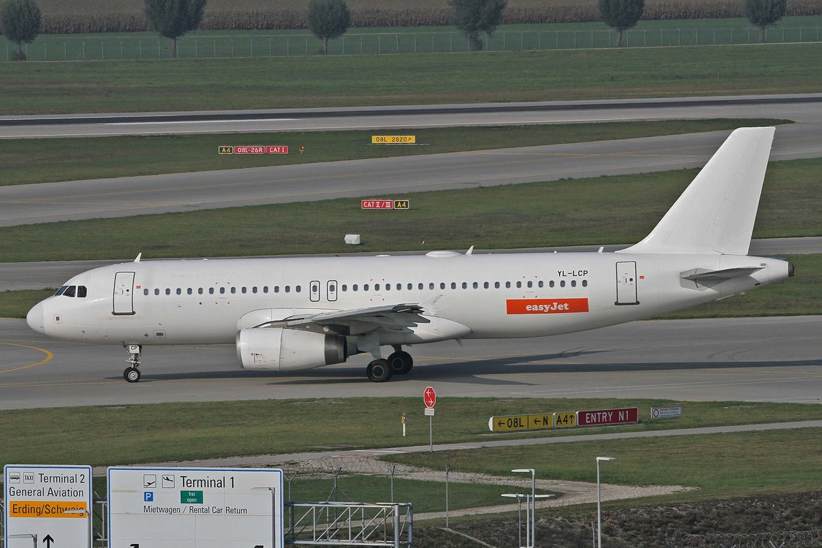 SmartLynx (opf U2), YL-LCP, Airbus, A 320-232, MUC-EDDM, München, 05.09.2018, Germany