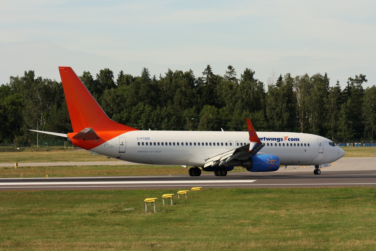 Smartwings, C-FTDW,(c/n 34704),Boeing 737-808 (WL), 06.08.2015,GDN-EPGD, Gdansk, Polen 