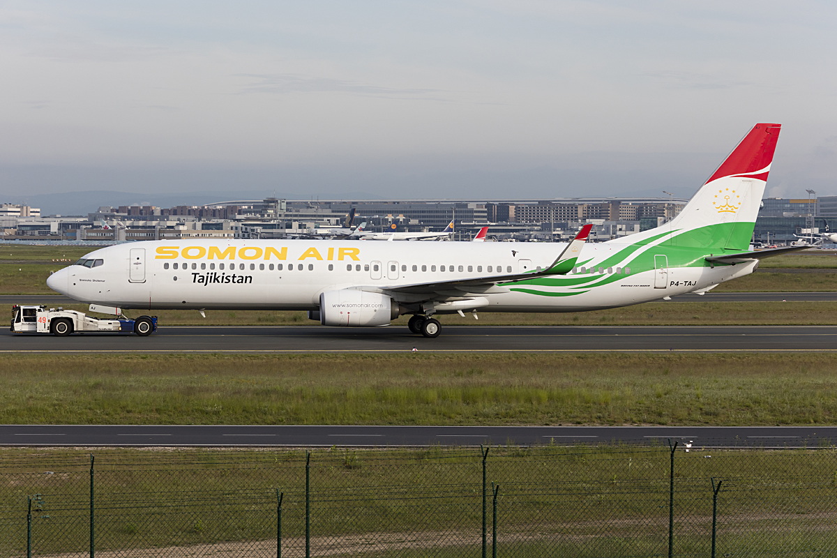 Somon Air, P4-TAJ, Boeing, B737-93Y-ER, 21.05.2016, FRA, Frankfurt, Germany 

