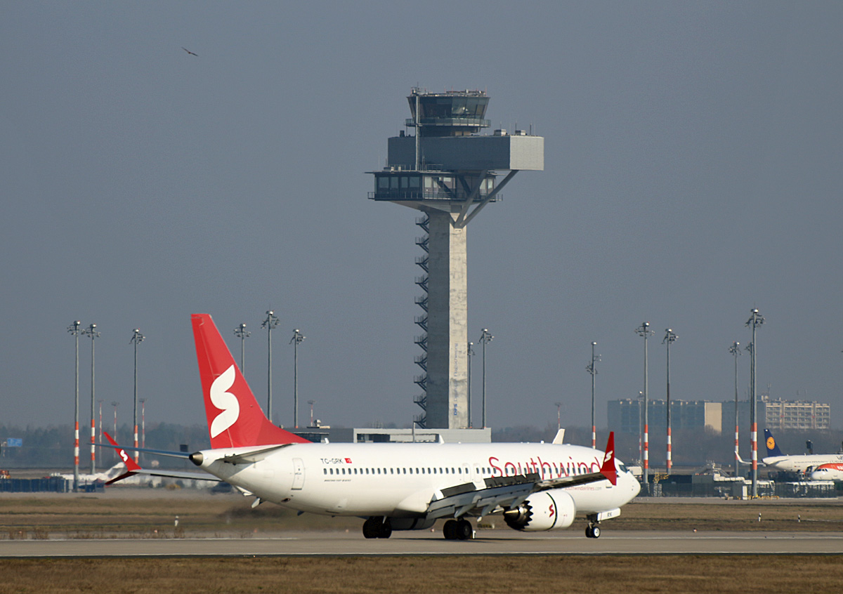 Southwind Airlines, Boeing B 737 MAX 8, TC-GRK, BER, 03.03.2024