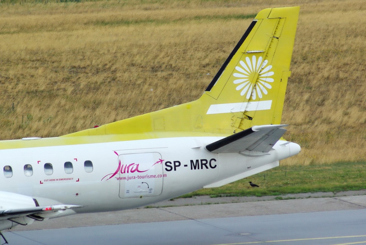 SP-MRC Sky Taxi Saab 340A  (Heckteil)   gelandet in Tegel am 08.07.2015