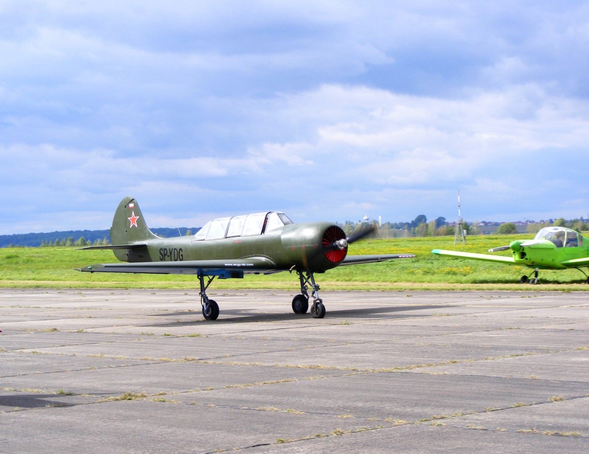 SP-YDG, Yak-52, Leipzig-Altenburg Airport (EDAC), 5.9.2015