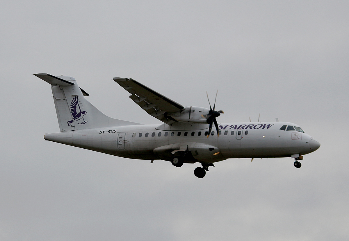 Sparrow Aviation, ATR-42-500, OY-RUO, TXL, 05.02.2016