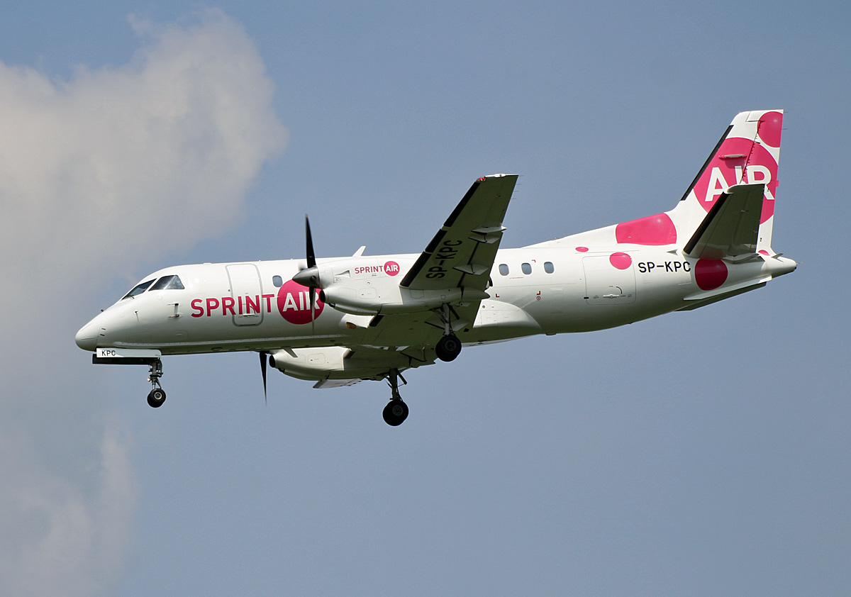 Sprint Air, Saab 340A, SP-KPC, SXF, 24.05.2019