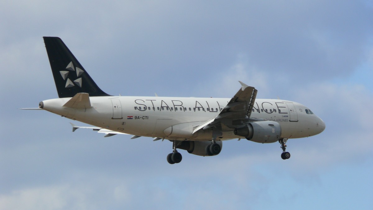 Star Alliance (Croatia Airlines) Airbus A319-112 9A-CTI am 16.04.2012 in Frankfurt