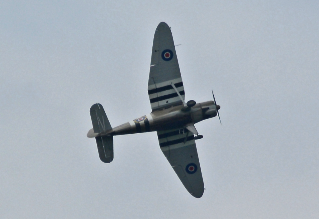 Stinson AT-1 Reliant, N1943S bei der Flugvorführung am Flugplatzfest Wershofen - 07.09.2014