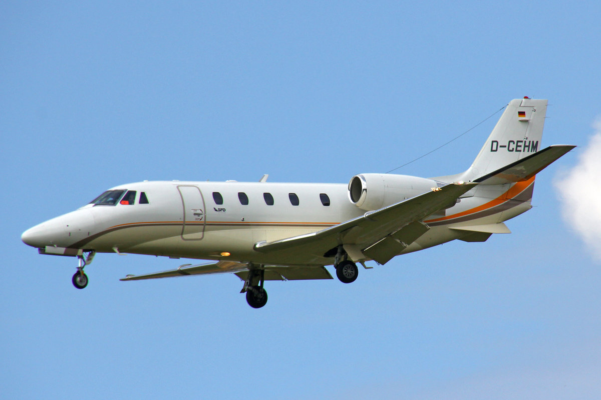 Stuttgarter Flugdienst, D-CEHM, Cessna 560 XLS+, 09.Juli 2016, ZRH Zürich, Switzerland.