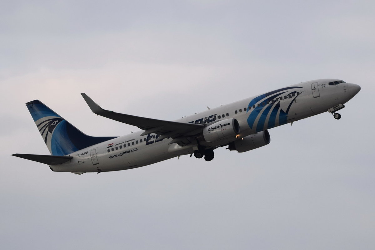 SU-GCO EgyptAir Boeing 737-866(WL)  gestartet in München am 12.10.2016