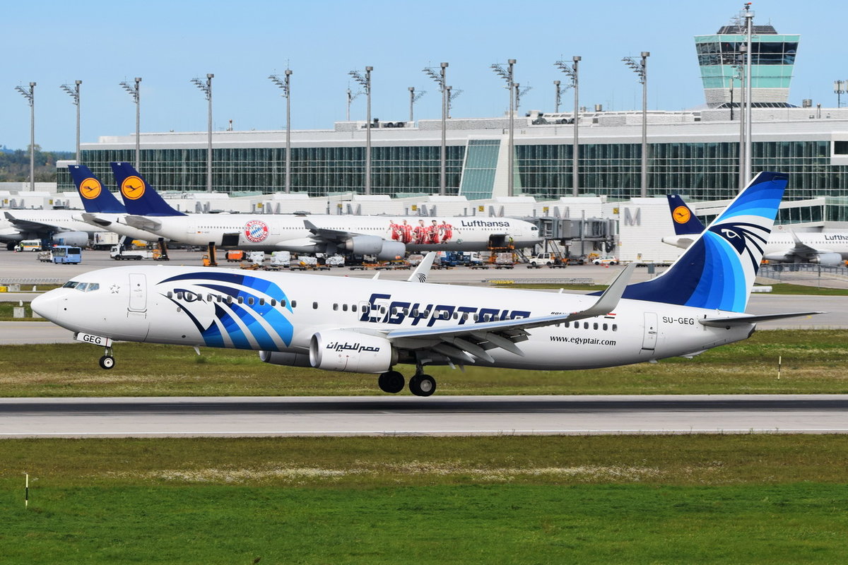 SU-GEG EgyptAir Boeing 737-866(WL)  , MUC , 02.10.2017
