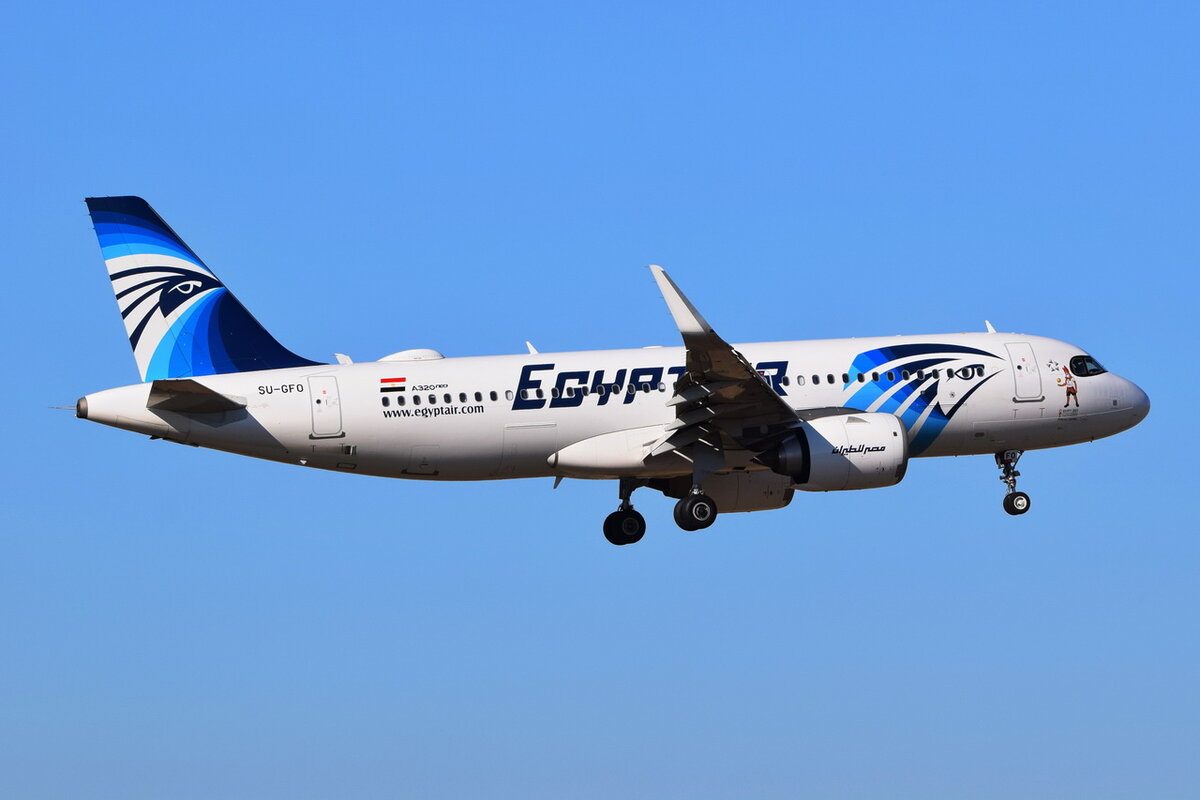 SU-GFO , EgyptAir , Airbus A320-251N , 12.03.2022 , Berlin-Brandenburg  Willy Brandt  , BER ,