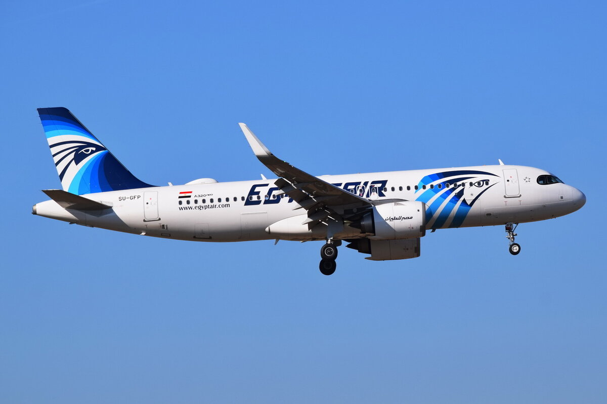SU-GFP , EgyptAir , Airbus A320-251N , Berlin-Brandenburg  Willy Brandt  , BER , 13.03.2022 ,