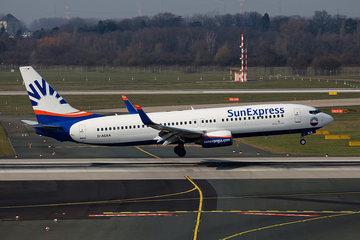 Sun Express Germany, Boeing B 7378Z9, DASXA, DUS, 10.03.2016 Flugzeugbild.de