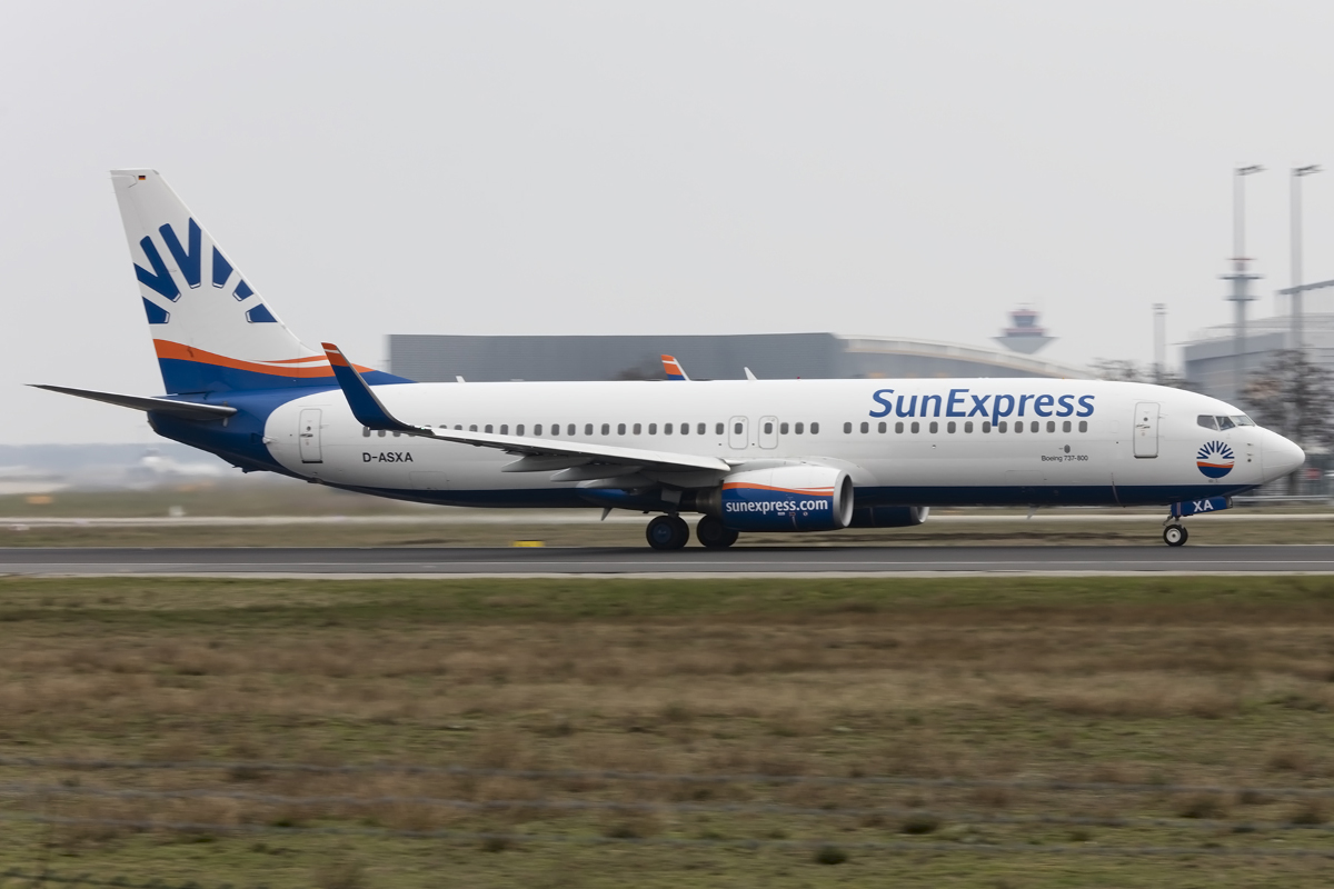 Sun Express Germany, DASXA, Boeing, B7378Z9, 02.04.2016, FRA, Frankfurt, Germany Flugzeug