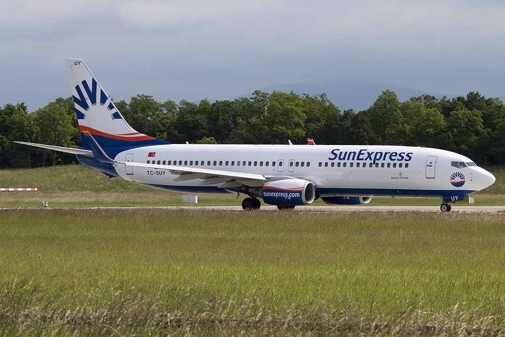Sun Express, TC-SUY, Boeing, B737-86N, 30.05.2015, BSL, Basel, Switzerland 




