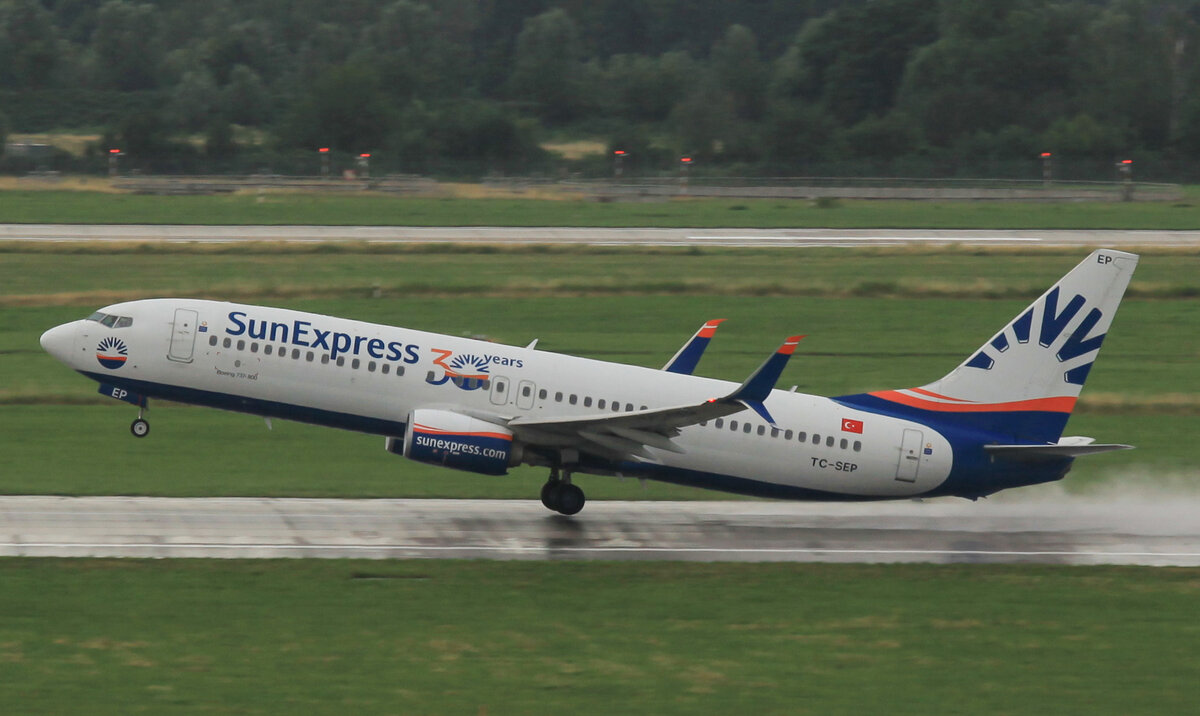 SunExpress, Boeing 737-8HC, TC-SEP, Dusseldorf International Airport(DUS), 08.07.2021