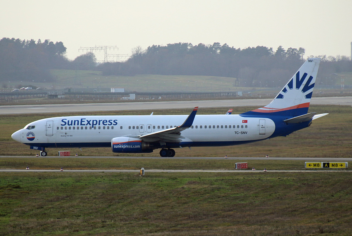 SunExpress, Boeing B 737-86J, TC-SNV, BER, 16.12.2023