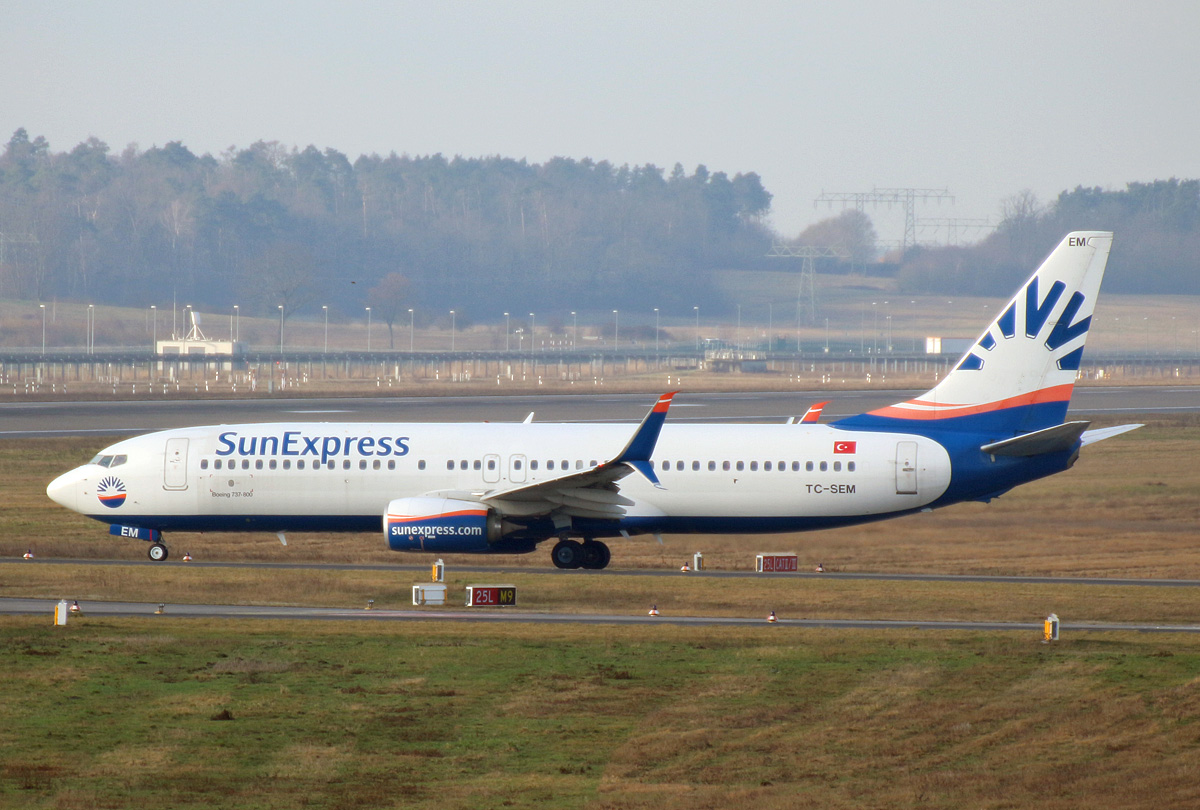 SunExpress, Boeing B 737-8HC-TC-SEM, BER, 16.02.2024