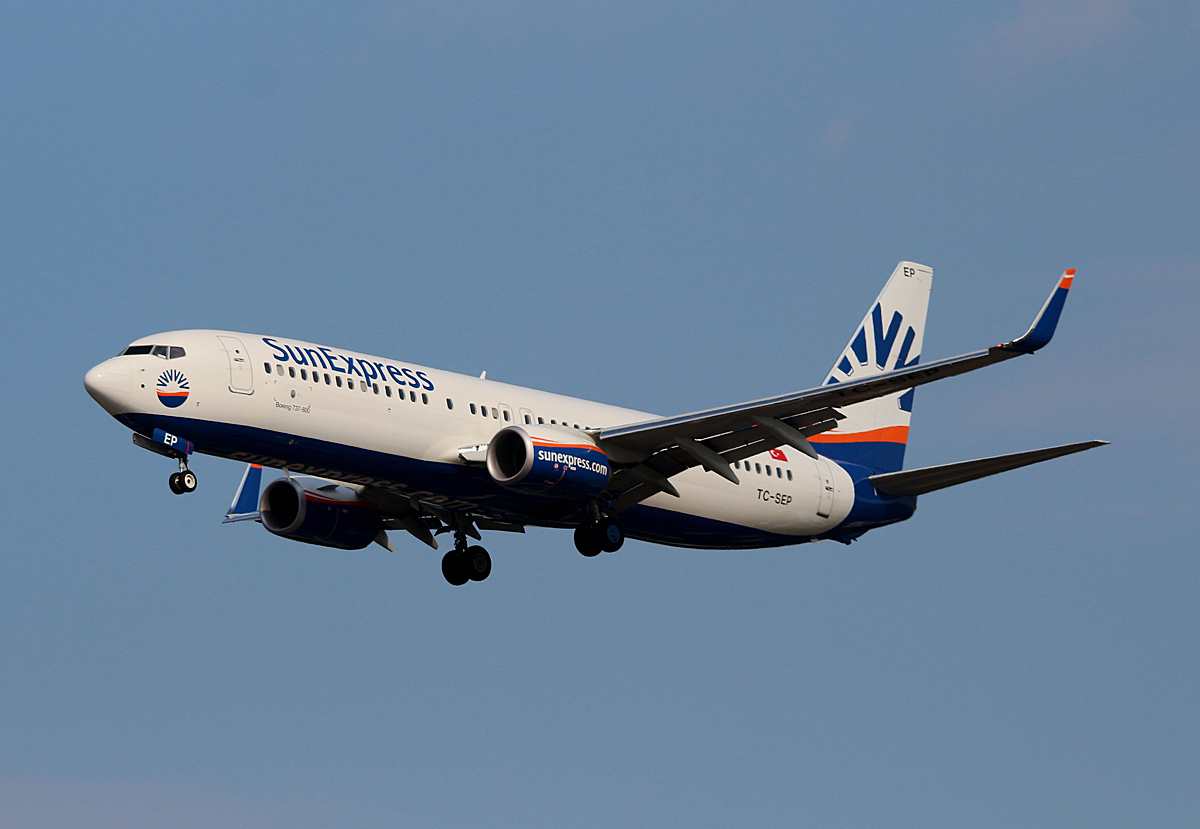 SunExpress, Boeing B 737-8HC, TC-SEP, TXL, 23.09.2016