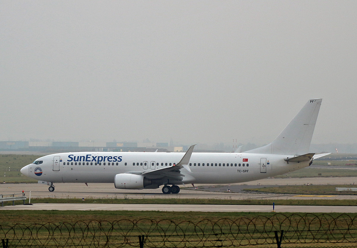 SunExpress, Boeing B 737-8K5, TC-SPF, BER, 14.11.2021