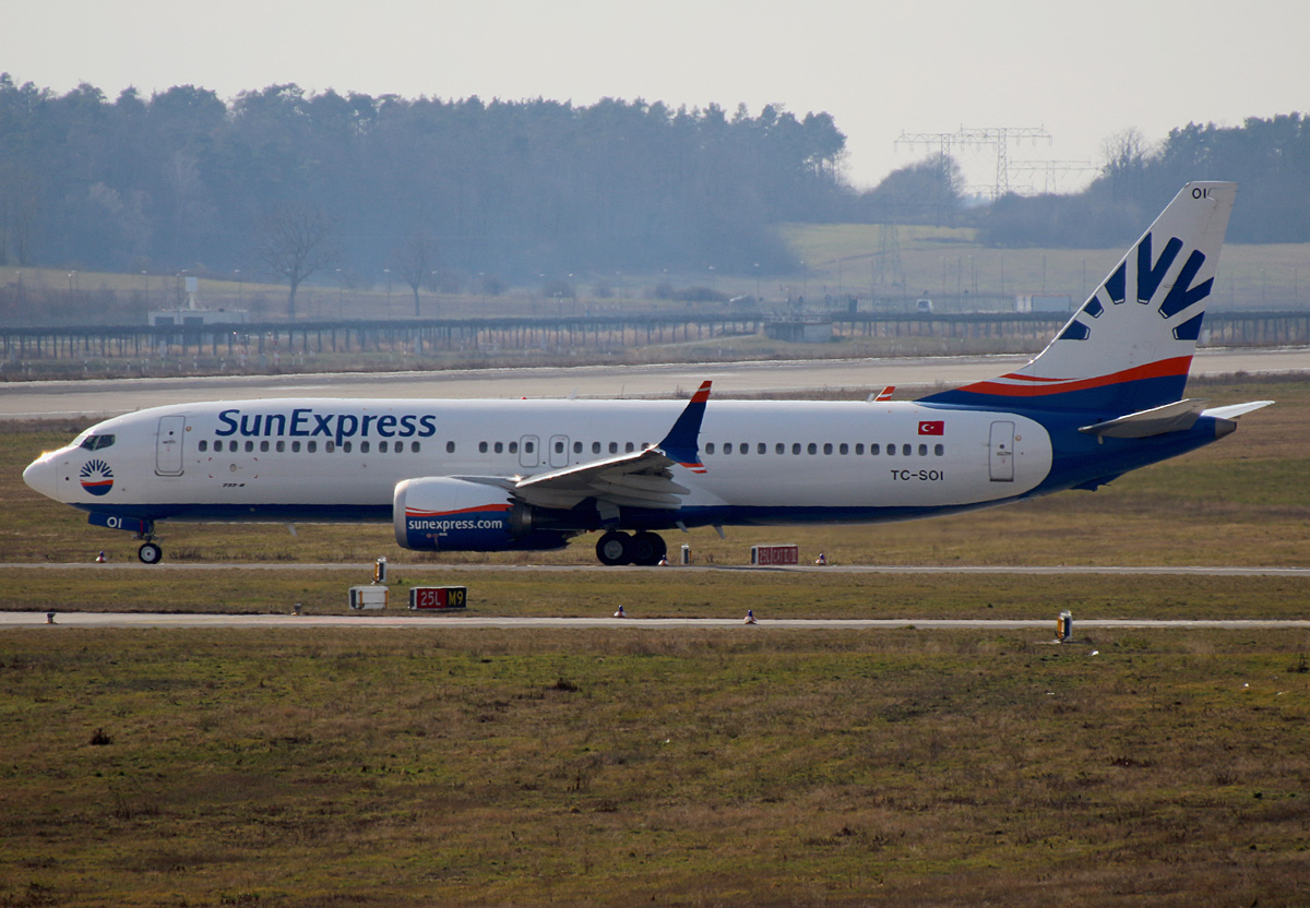 SunExpress, Boeing B 737 MAX 8, TC-SOI, BER, 18.03.2023