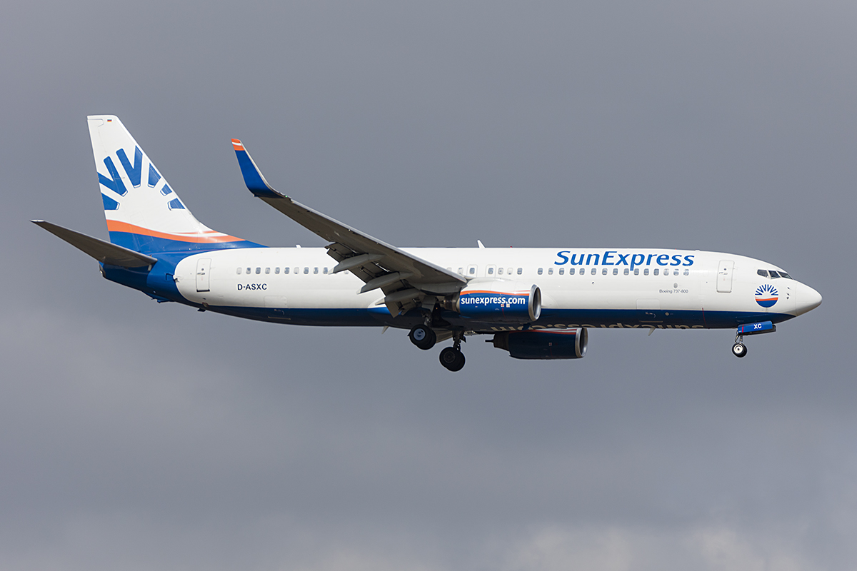SunExpress, D-ASXC, Boeing, B737-86N, 24.03.2018, FRA, Frankfurt, Germany 


