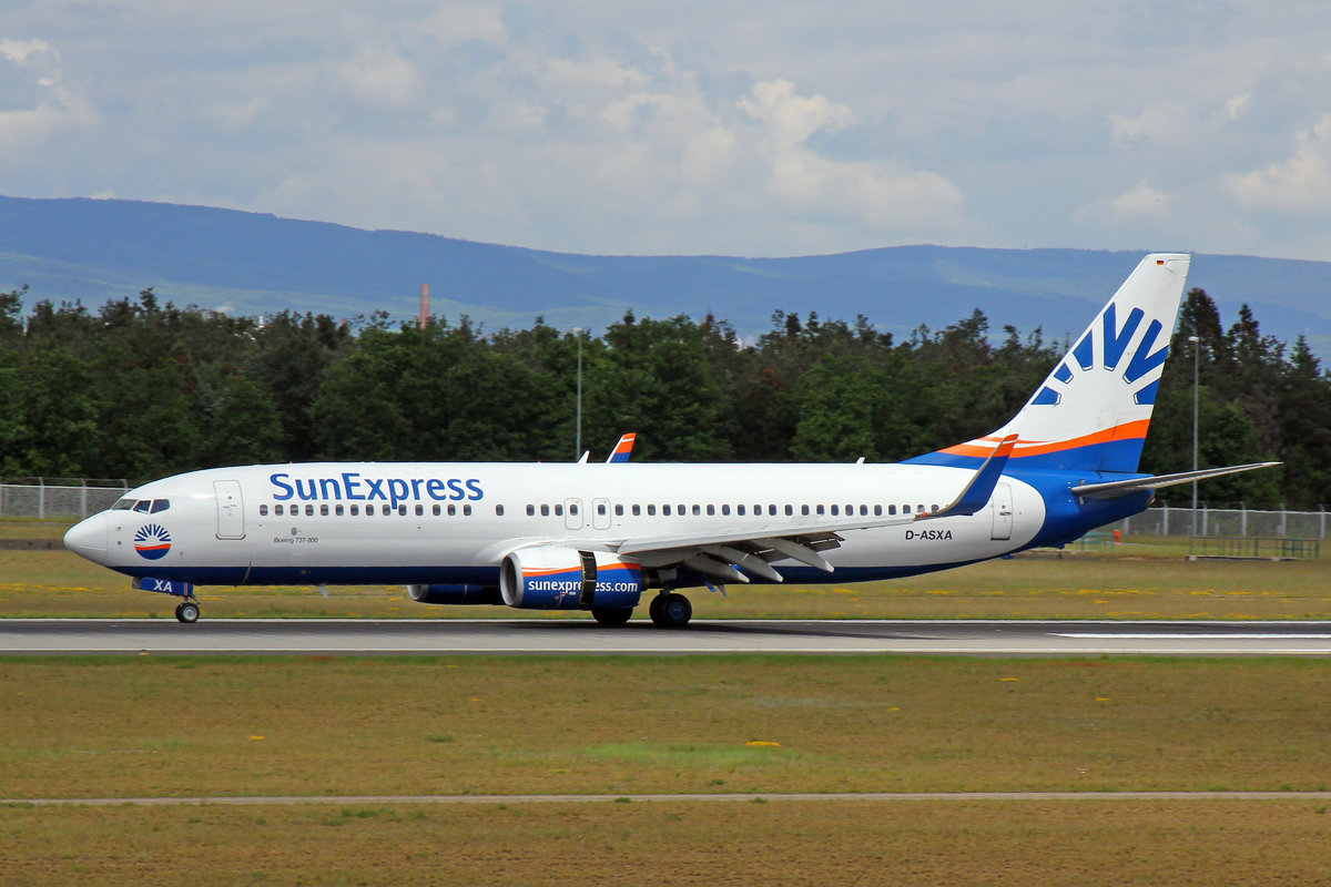 SunExpress Deutschland, D-ASXA, Boeing 737-8Z9, 20.Mai 2017, FRA Frankfurt am Main, Germany.