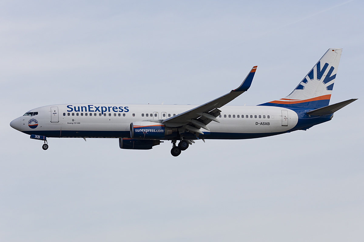 SunExpress Germany, D-ASXB, Boeing, B737-8Z9, 21.05.2016, FRA, Frankfurt, Germany





