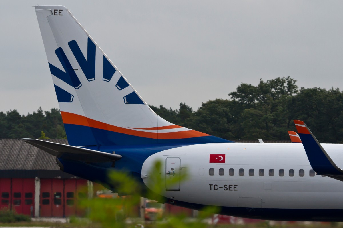 SunExpress, TC-SEE, Boeing, 737-800 wl (Seitenleitwerk/Tail), 15.09.2014, FRA-EDDF, Frankfurt, Germany 