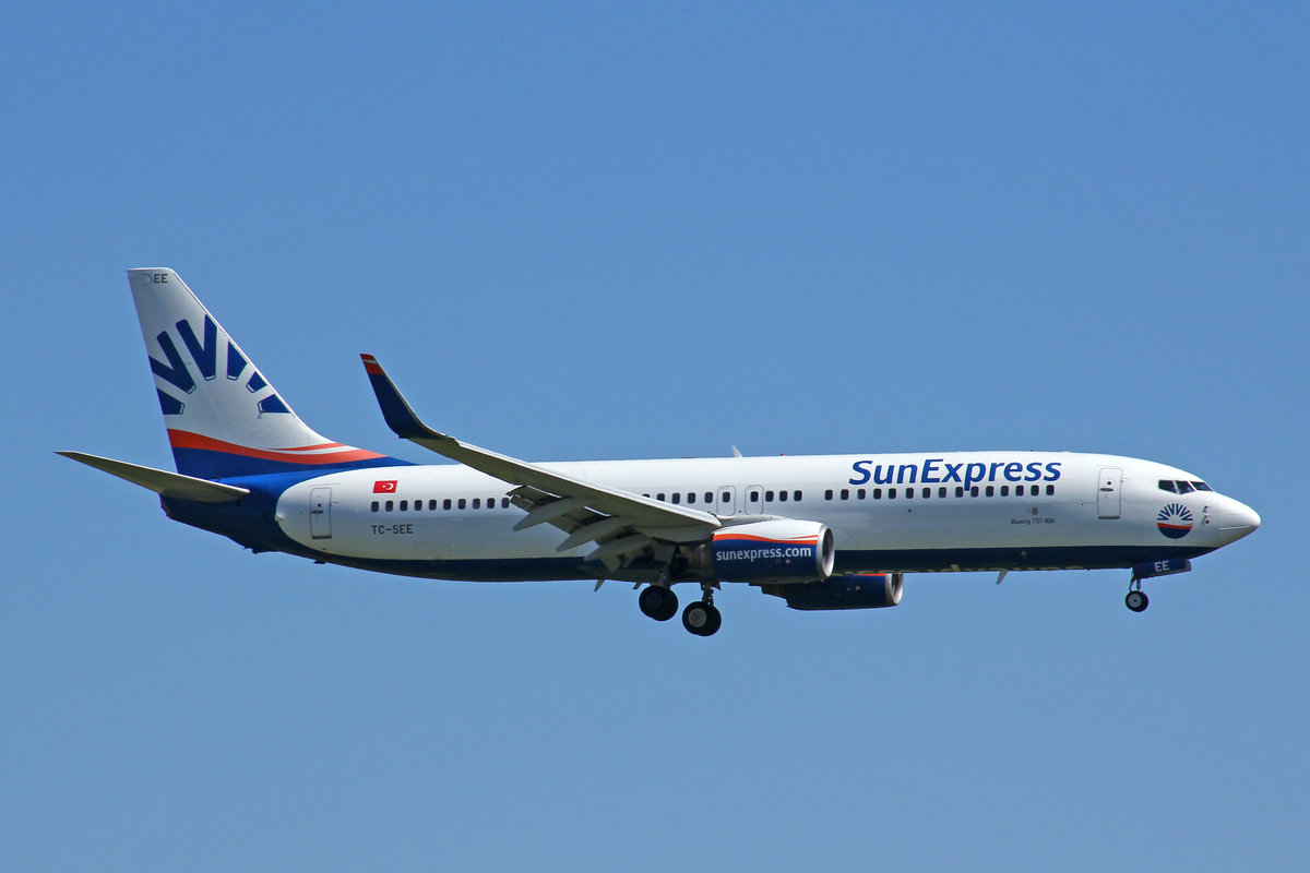 SunExpress, TC-SEE, Boeing 737-8CX, msn; 32363/1139, 21.August 2020, ZRH Zürich, Switzerland.
