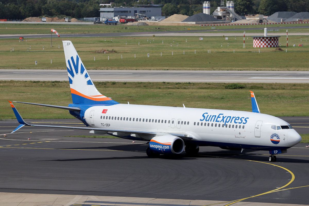 SunExpress, TC-SEP, Boeing, 737-HC sswl, DUS-EDDL, Düsseldorf, 21.08.2019, Germany 