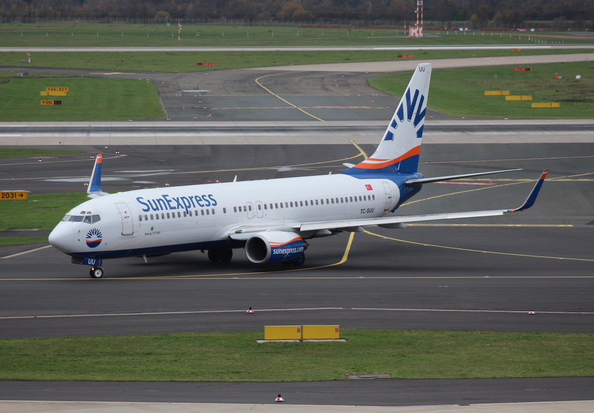 SunExpress, TC-SUU,(C/N 30274),Boeing 737-86Q(WL), 21.11.2015,DUS-EDDL, Düsseldorf, Germany 