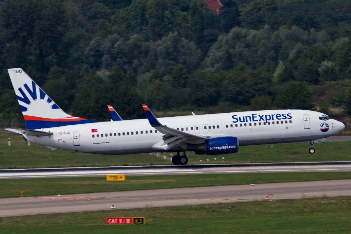 SunExpress (XQ-SXS), TC-SUO, Boeing, 737-86Q wl, 22.08.2015, DUS-EDDL, Düsseldorf, Germany