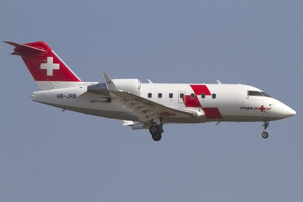 Swiss Air Ambulance - REGA, HB-JRB, Bombardier, CL-600-2B16 Challenger 604, 09.03.2014, ZRH, Zürich, Switzerland


