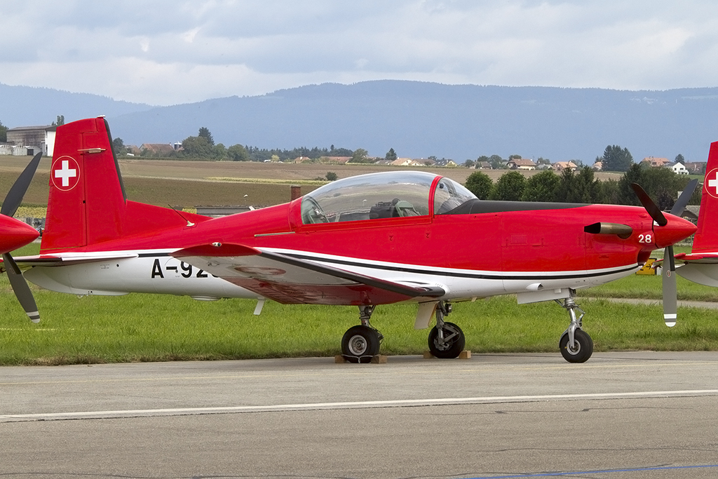 Swiss Air Force, A-928, Pilatus, PC-7, 29.08.2014, LSMP, Payerne, Switzerland 


