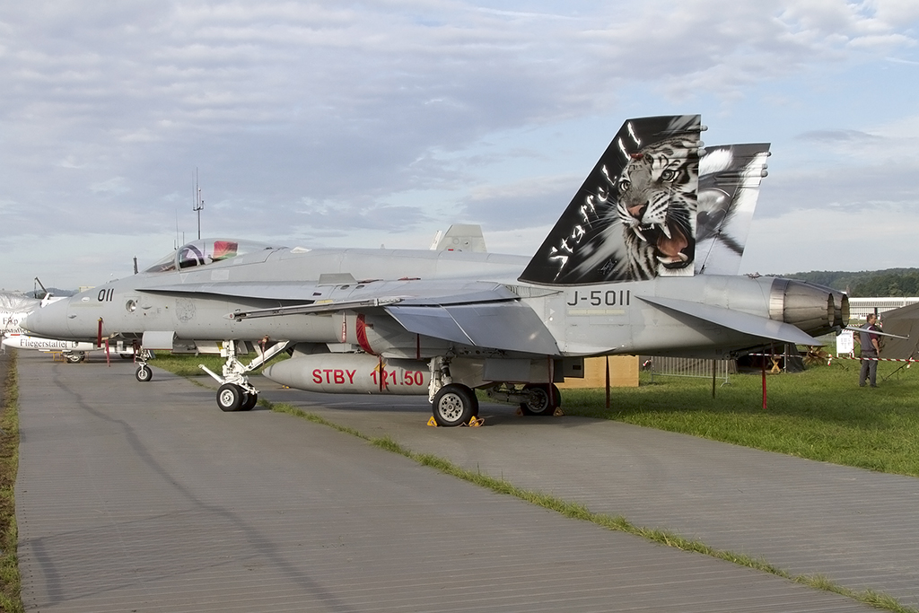 Swiss Air Force, J-5011, McDonnell Douglas, FA-18C Hornet, 29.08.2014, LSMP, Payerne, Switzerland





