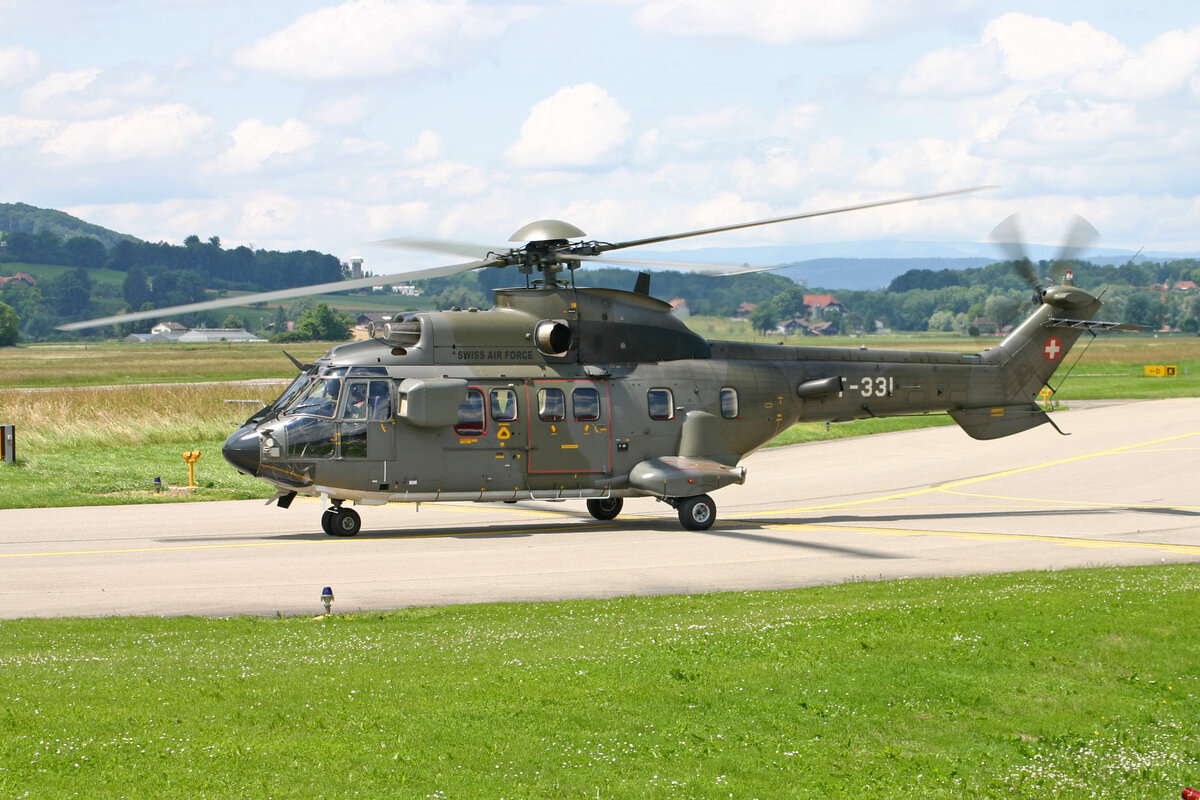 Swiss Air Force, T-331, Eurocopter AS-532UL Cougar, msn: 2522, 13.Juni 2008, BRN Bern, Switzerland.