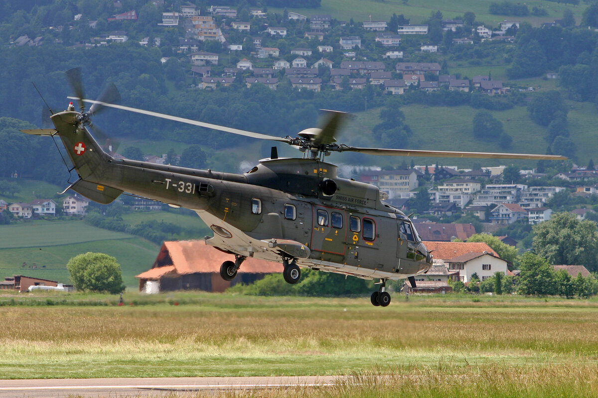 Swiss Air Force, T-331, Eurocopter AS-532UL Cougar, msn: 2522, 13.Juni 2008, BRN Bern, Switzerland.