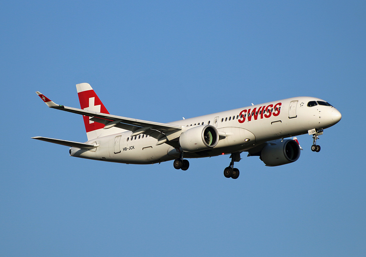 Swiss, Airbus A 220-300, HB-JCK, BER, 26.09.2021